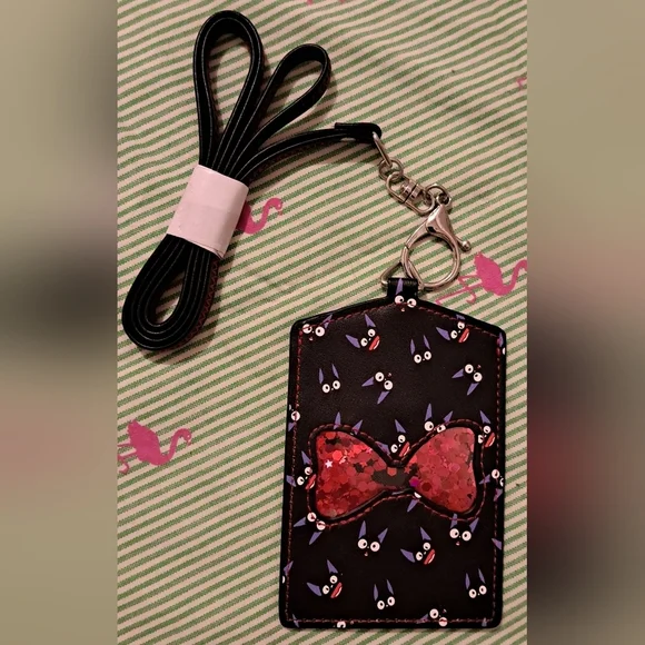 NWT Bioworld Studio Ghibli Kiki's Delivery Service Anime Japan Bow Card Lanyard - Picture 1 of 8